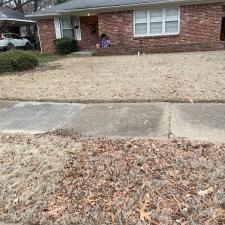 Leaf Removal on Cranford Rd in Memphis, TN 0