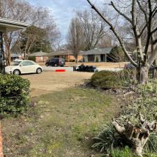 Leaf Removal on Cranford Rd in Memphis, TN 1